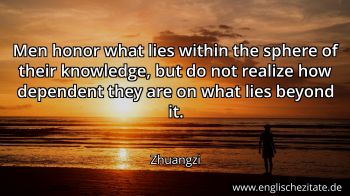 Englisches Zitat von Zhuangzi als Bild