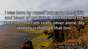 Englisches Zitat von Ziggy Marley als Bild