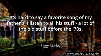 Englisches Zitat von Ziggy Marley als Bild