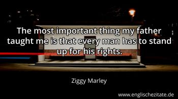 Englisches Zitat von Ziggy Marley als Bild