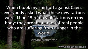 Englisches Zitat von Zlatan Ibrahimovic als Bild