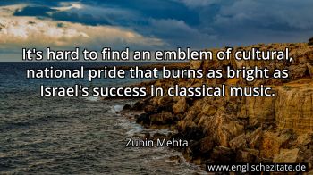 Englisches Zitat von Zubin Mehta als Bild